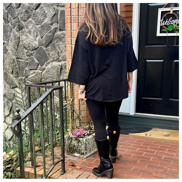 #26 Boxy Drop Shoulder Tee Boho weekend-ready style - Picture 4 of 5